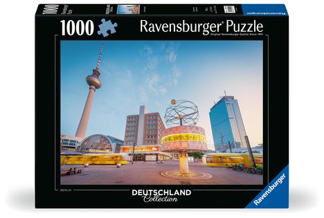 Ravensburger Puzzle 12001424 - Good Morning Berlin - 1000 Teile Puzzle Deutschland Collection für Erwachsene ab 14 Jahren, Diverse