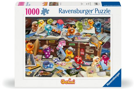 Ravensburger Puzzle 12001426 - Gelini German Tourist - 1000 Teile Puzzle für Erwachsene ab 14 Jahren, Diverse