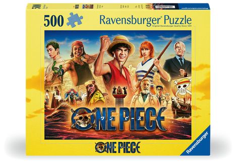 Ravensburger Puzzle 12001499 - The Adventures of the Straw Hat Pirates - 500 Teile Puzzle für Erwachsene und Kinder ab 12 Jahren, Diverse