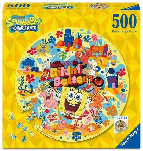 Erwachsenenpuzzle 500 Teile - Spongebob, Spiele