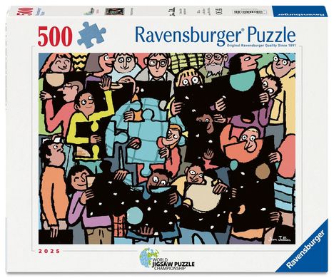 Erwachsenenpuzzle 500 Teile - Puzzle Gemeinschaft, Spiele