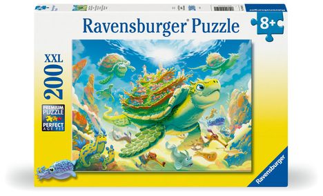 Ravensburger Kinderpuzzle - 12004052 Magische Tiefsee - Puzzle für Kinder ab 8 Jahren, mit 200 Teilen im XXL-Format, Diverse