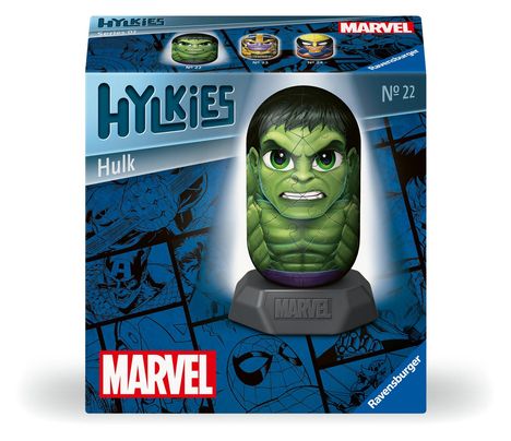 Ravensburger Hylkies: Die neue Sammelfigurenreihe zum selbst zusammenbauen. Figur #22 - Hulk - Für alle Marvel Fans - Aufbauen, Verlieben, Sammeln, Diverse