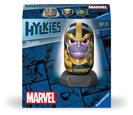 Ravensburger Hylkies: Die neue Sammelfigurenreihe zum selbst zusammenbauen. Figur #23 - Thanos - Für alle Marvel Fans - Aufbauen, Verlieben, Sammeln, Diverse