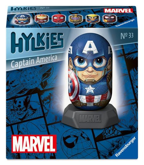 Hylkies Marvel Heroes Captain America Sammelfigur, Spiele
