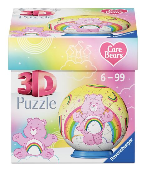 3D Puzzle 54 Teile - Care Bears - Puzzle-Ball Glücksbärchis Motiv 1, Spiele