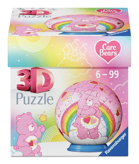 3D Puzzle 54 Teile - Care Bears - Puzzle-Ball Glücksbärchis Motiv 2, Spiele