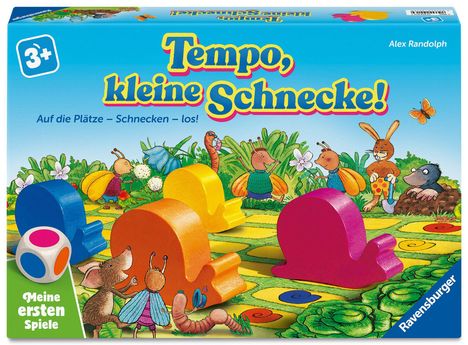 Alex Randolph: Tempo, kleine Schnecke! - Kinderspiel ab 3 Jahre, Spiele