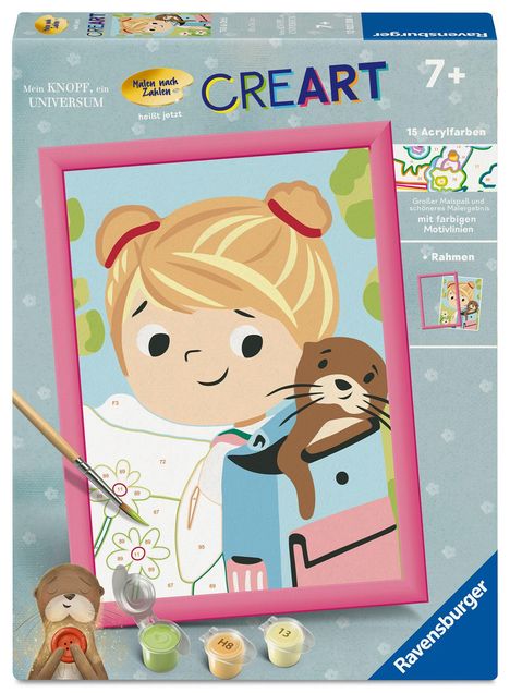 Ravensburger CreArt - Malen nach Zahlen - Tilli & Otti - ab 7 Jahren, Spiele