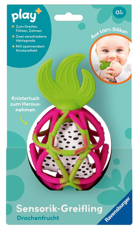 Play+ Sensorik-Greifling: Drachenfrucht - ab 0 Monate, Spiele