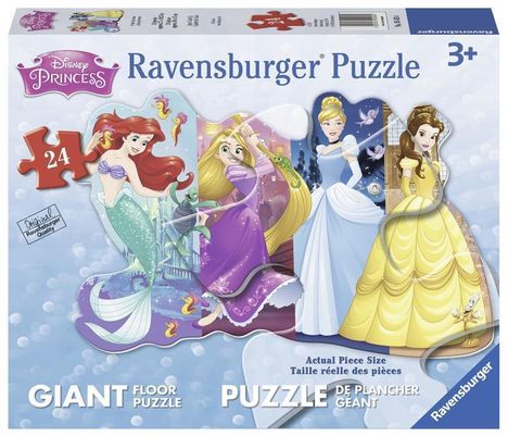 Kinderpuzzle 24 Teile - Disney Prinzessinnen - Schöne Prinzessinnen, Spiele