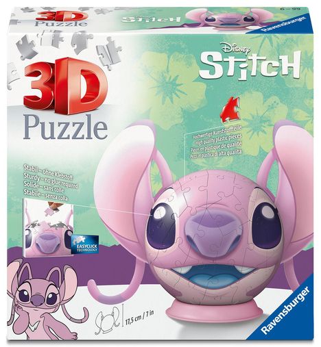 3D Puzzle-Ball Disney Stitch - Angel, Spiele
