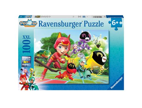 Ravensburger Kinderpuzzle 13396 - Das Petronix-Team - 100 Teile XXL Petronix Puzzle für Kinder ab 6 Jahren, Diverse