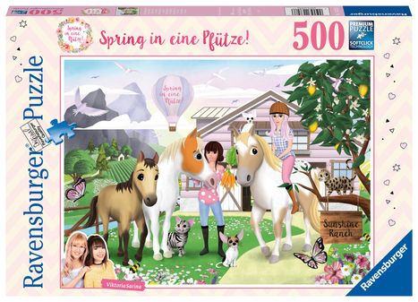 ViktoriaSarina - Spring in eine Pfütze! - Puzzle 500 Teile, Spiele