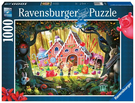 Ravensburger Puzzle 16950 - Hänsel und Gretel - 1000 Teile Puzzle für Erwachsene und Kinder ab 14 Jahren, Diverse