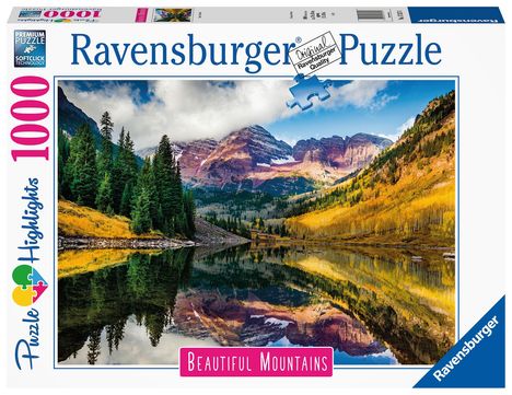 Ravensburger Puzzle - Aspen, Colorado - 1000 Teile Puzzle, Beautiful Mountains Collection, für Erwachsene und Kinder ab 14 Jahren, Diverse