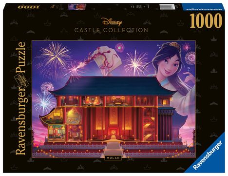 Ravensburger Puzzle 17332 - Mulan - 1000 Teile Disney Castle Collection Puzzle für Erwachsene und Kinder ab 14 Jahren, Diverse