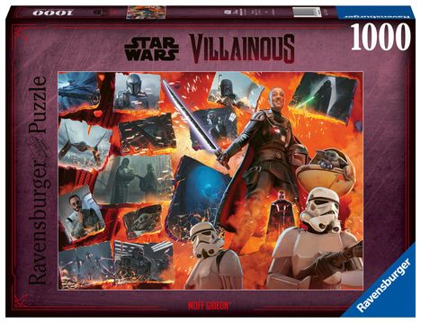 Ravensburger Puzzle 17343 - Moff Gideon - 1000 Teile Star Wars Villainous Puzzle für Erwachsene und Kinder ab 14 Jahren, Diverse