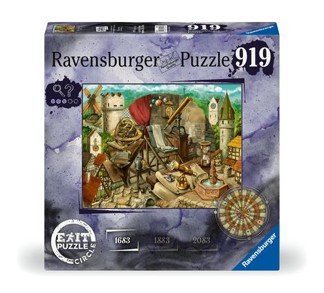Ravensburger EXIT Puzzle 17446 - EXIT The Circle, Anno 1683 - Escape Room Puzzle mit 919 Teilen, ab 14 Jahren, Diverse