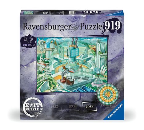 Ravensburger Exit Puzzle the Circle 17448 - Anno 2083 - 919 Teile Puzzle 14 Jahren, Diverse