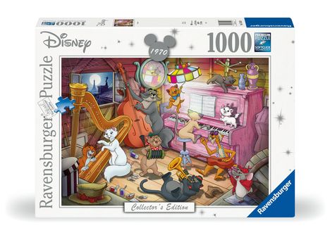 Ravensburger Puzzle 17542 - Aristocats - 1000 Teile Disney Puzzle für Erwachsene und Kinder ab 14 Jahren, Diverse