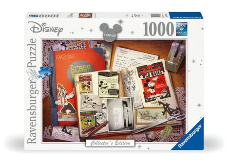 Ravensburger Puzzle 17582 - 1930 Mickey Anniversary - 1000 Teile Disney Puzzle für Erwachsene und Kinder ab 14 Jahren, Diverse