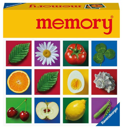 William H. Hurter: Ravensburger - 20889 - Ravensburger Classic memory®, Neuauflage des Spieleklassikers aus dem Jahr 1969, Merkspiel für 2-8 Spieler ab 6 Jahren, Spiele