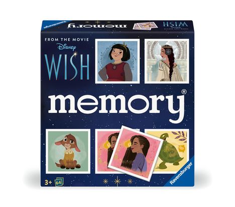 William H. Hurter: Ravensburger memory® Disney Wish - 22595 - Der Gedächtnisspiel-Klassiker für die ganze Familie ab 3 Jahren bei dem kein Wunsch unerfüllt bleibt, Spiele