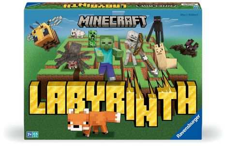 Max J. Kobbert: Ravensburger 24684 - Minecraft Labyrinth - Der Spieleklassiker für 2-4 Spieler ab 7 Jahren mit Charakteren und Gegenständen aus dem Computerspiel Minecraft, Spiele