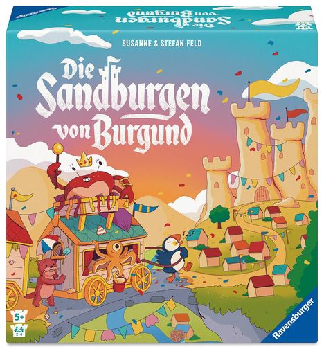 Stefan Feld: Ravensburger 24687 Die Sandburgen von Burgund - Kinderspiel ab 5 Jahren für 2-4 Personen, Spiele