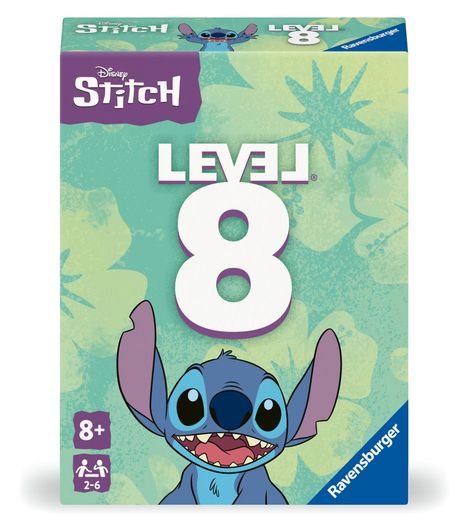 Ravensburger 24700 - Disney Stitch Level 8 - Das beliebte Kartenspiel für 2-6 Spieler und Disney-Fans ab 8 Jahren, Spiele