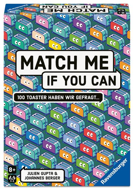Julien Gupta: Match Me If You Can - Gesellschaftsspiel & Brettspiel ab 8 Jahre, Spiele