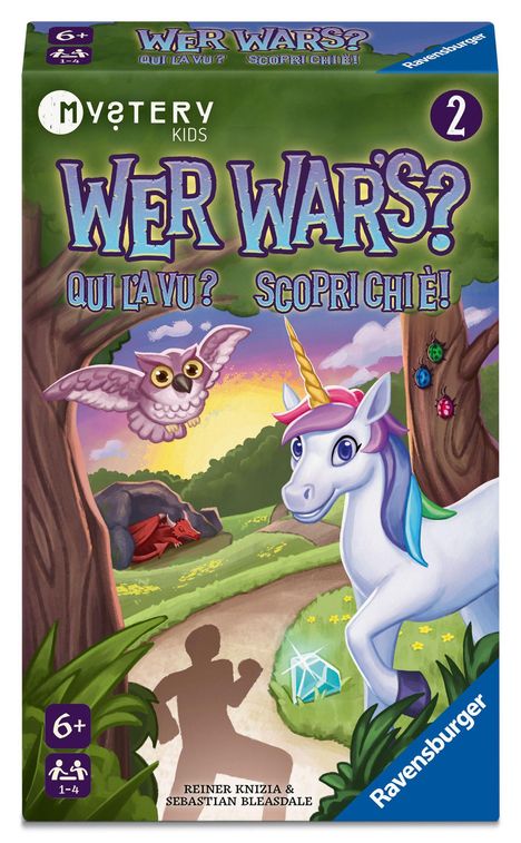 Reiner Knizia: Wer war's Mystery Kids 2: Im Zauberwald - Reisespiel ab 6 Jahre, Spiele