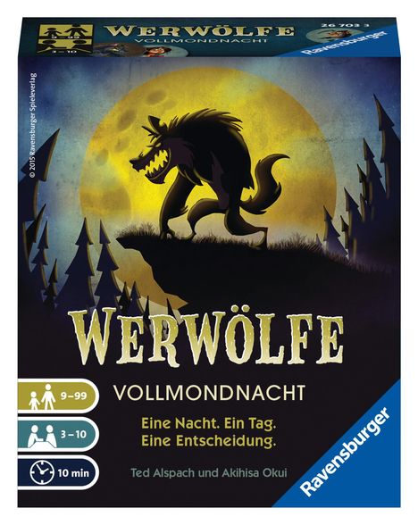 Ted Alspach: Werwölfe - Vollmondnacht, Spiele