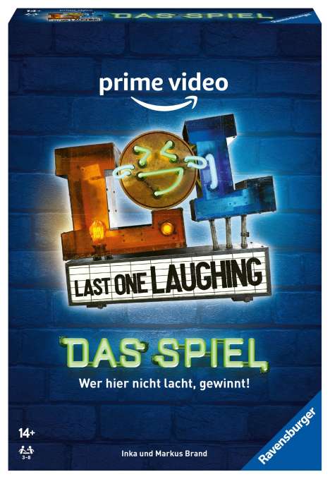 Inka und Markus Brand: Ravensburger 27524 - Last One Laughing - Das Partyspiel zur Amazon Prime Video Show für 3-8 Spieler ab 14 Jahren, Spiele