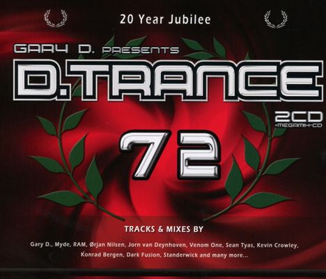 Gary D Presents D.Trance 72 (20 Year Jubilee), 3 CDs