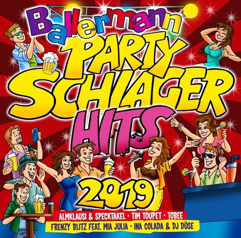 Ballermann Partyschlager Hits 2019, 2 CDs