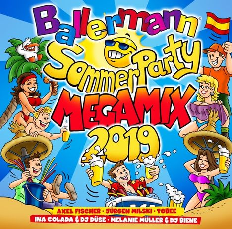 Ballermann Sommerparty Megamix 2019, 2 CDs