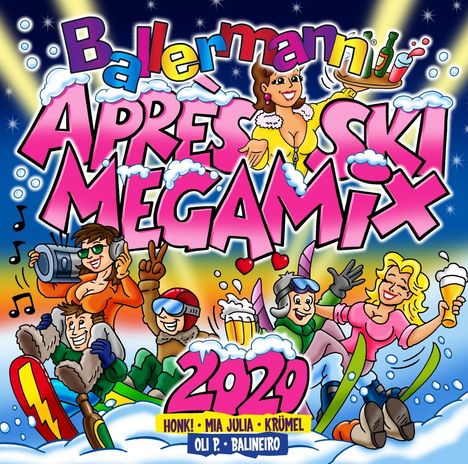 Ballermann Apres Ski Megamix 2020, 2 CDs