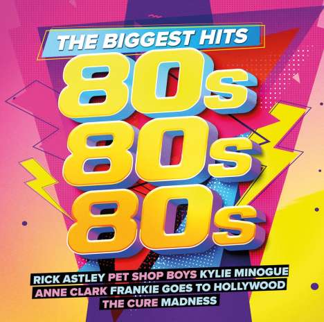 80s 80s 80s: The Biggest Hits, 2 CDs