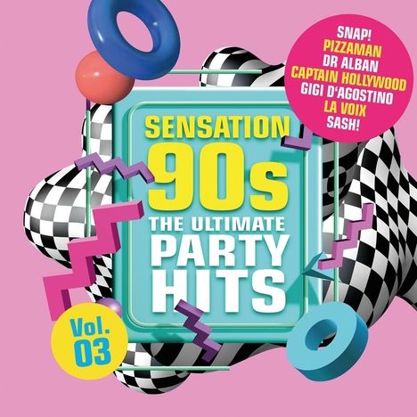 Sensation 90s Vol. 3 - The Ultimate Party Hits, 2 CDs