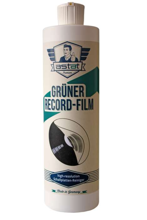 ASTAT Premium-Schallplattenreiniger "Grüner Record-Film" (500ml Nachfüllflasche), Zubehör