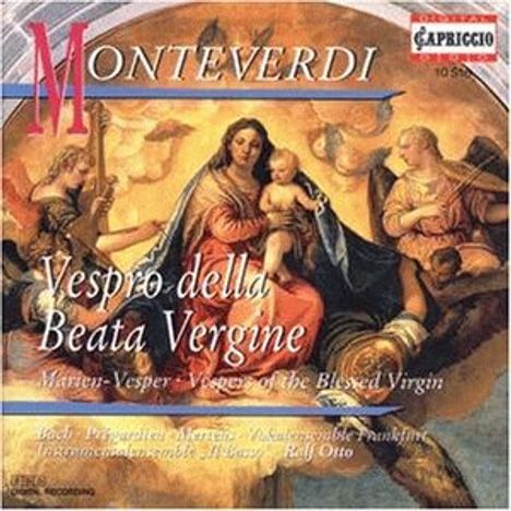 Claudio Monteverdi (1567-1643): Vespro della beata vergine, CD