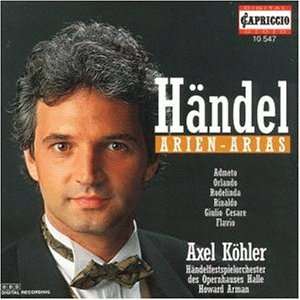 Axel Köhler singt Händel-Arien, CD