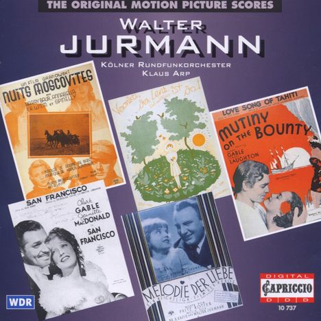 Walter Jurmann (1903-1971): Filmmusik, CD