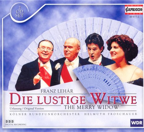 Franz Lehar (1870-1948): Die lustige Witwe, 2 CDs