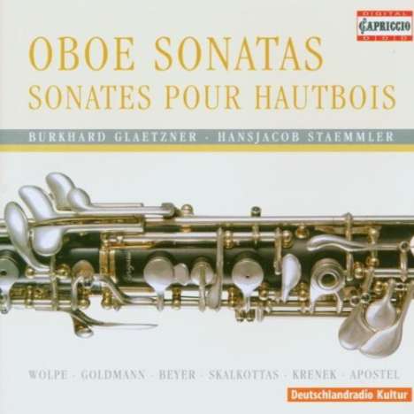 Burkhard Glaetzner - Musik für Oboe &amp; Klavier, CD