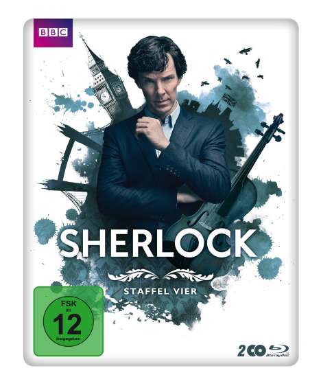 Sherlock Staffel 4 (Blu-ray im Steelbook), 2 Blu-ray Discs