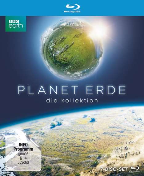 Planet Erde - Die Kollektion (Limited Edition im edlen Bookpak) (Blu-ray), 7 Blu-ray Discs