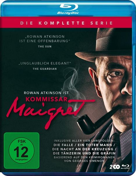 Kommissar Maigret (Komplette Serie) (Blu-ray), 2 Blu-ray Discs